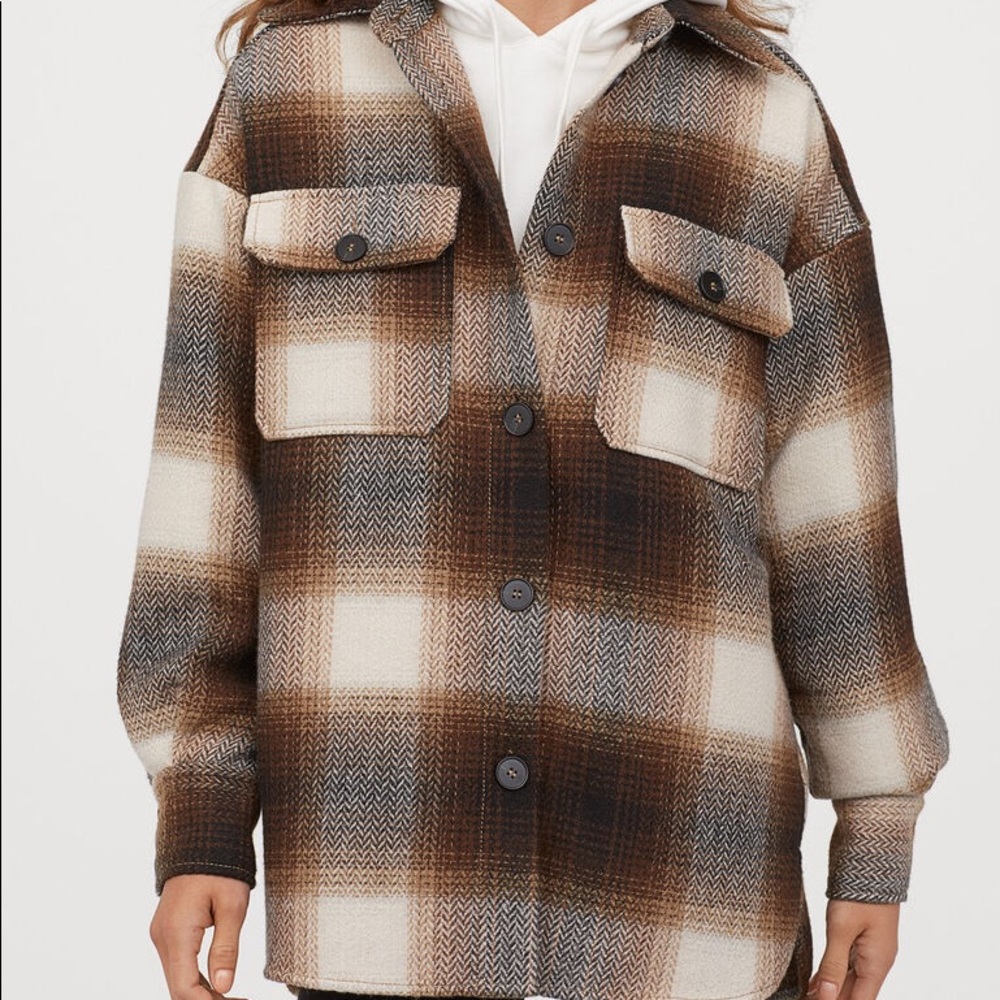 Plaid Shirt Jacket